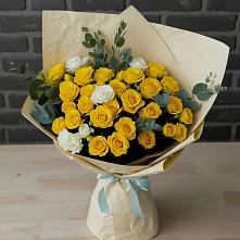 Букет цветов из:  Розы в Казьминском