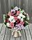 Букет цветов из: Альстромерии, Гвоздики, Розы и Хризантемы в Казьминском