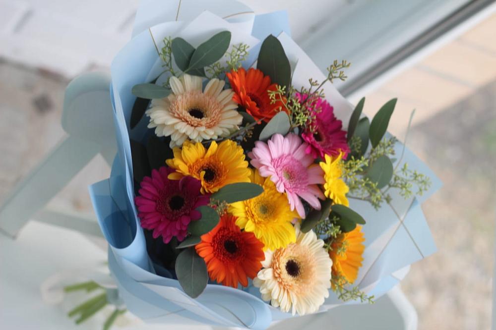 Букет цветов из: Герберы в Казьминском