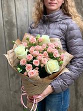 Букет цветов из:  Розы в Казьминском
