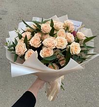 Букет Кремовые розы Латте #REPLACE_PRED# Казьминском