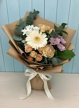 Букет цветов из:  Герберы и Хризантемы #REPLACE_PRED# Казьминском