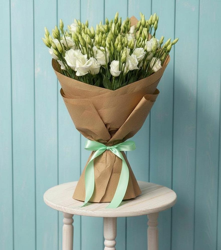 Букет цветов из: Лизиантусы в Казьминском