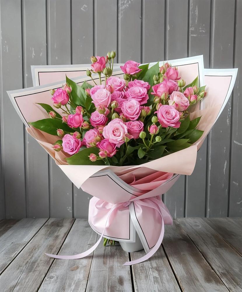 Букет Розовый кустик в Казьминском