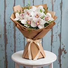 Букет цветов из:  Орхидеи и Розы в Казьминском